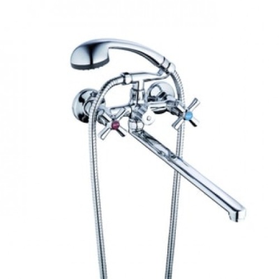 Изображение товара Смеситель для ванны длинный излив DMT7-B ZEGOR в Миди Лтд