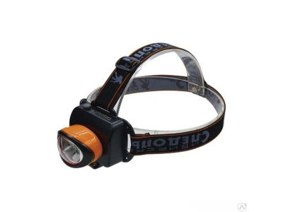 Фонарь налобный 97х75х61мм "Сибирский Следопыт" Люминофор, 6 SMD LED, 3*AA - фото в Миди Лтд Изображение товара Фонарь налобный 97х75х61мм "Сибирский Следопыт" Люминофор, 6 SMD LED, 3*AA в Миди Лтд