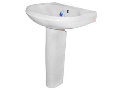 Умывальник "ВЕСТ" с пьедесталом (г.Воротынск) Вест/Лотос - фото в Миди Лтд Изображение товара Умывальник "ВЕСТ" с пьедесталом (г.Воротынск) Вест/Лотос в Миди Лтд