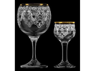 Подарочный набор Византия 12пр (фужер 6шт+стопка 6шт) (3шт/уп) - фото в Миди Лтд Изображение товара Подарочный набор Византия 12пр (фужер 6шт+стопка 6шт) (3шт/уп) в Миди Лтд