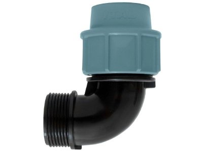 Изображение товара Угол ПНД(отвод) 40*1 1/2 НР ИТАЛ (60шт/уп) в Миди Лтд