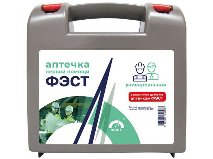 Изображение товара Аптечка первой помощи ФЭСТ универсальная (18шт/кор)   Х в Миди Лтд