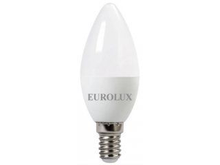 Изображение товара Лампа светодиодная Eurolux свеча 6W E14 С37 4000K в Миди Лтд