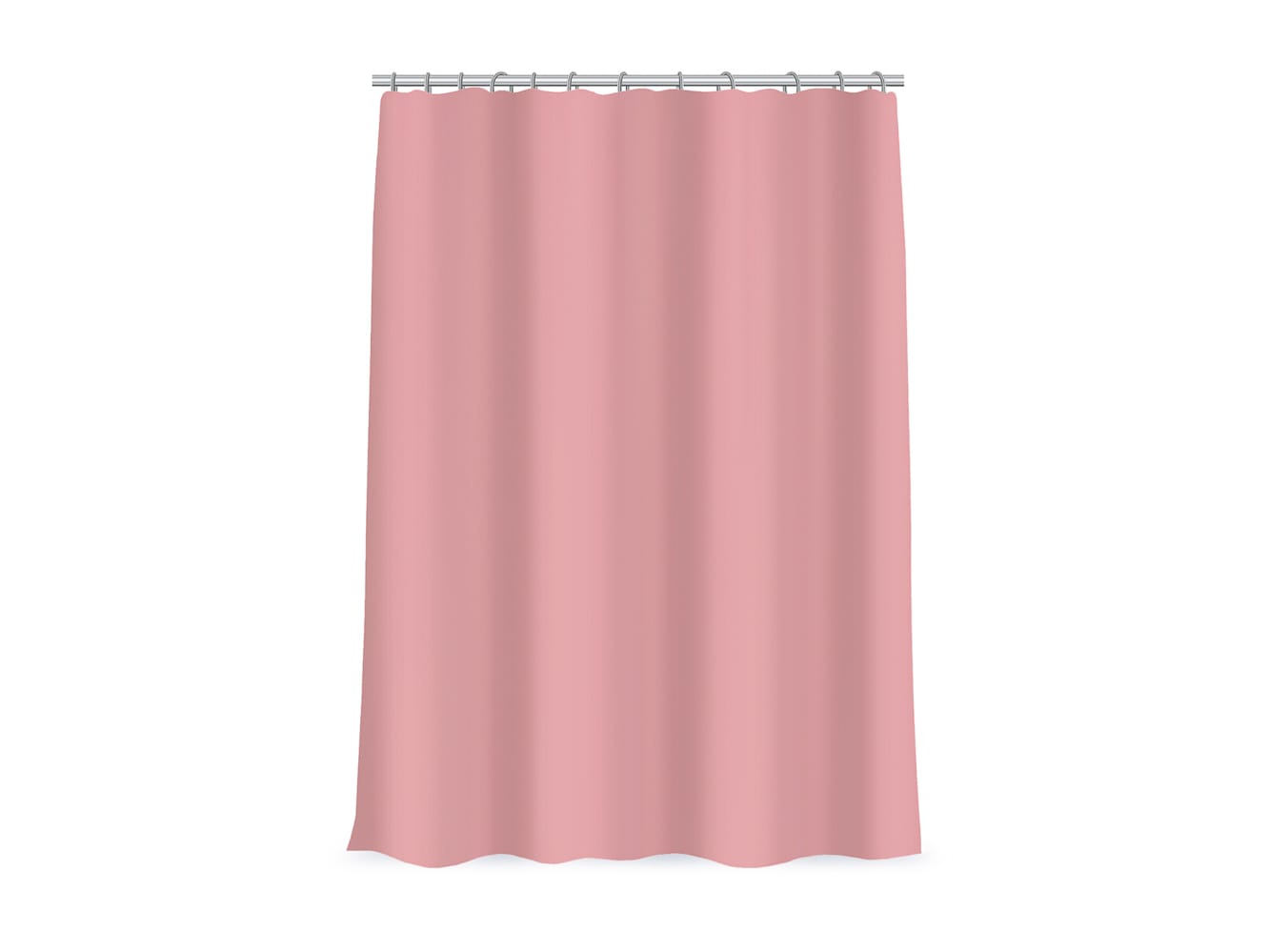 Шторка для ванной VETTA 180*180см ПЕВА пудрово-розовая с магнитами - фото в Миди Лтд Изображение товара Шторка для ванной VETTA 180*180см ПЕВА пудрово-розовая с магнитами в Миди Лтд