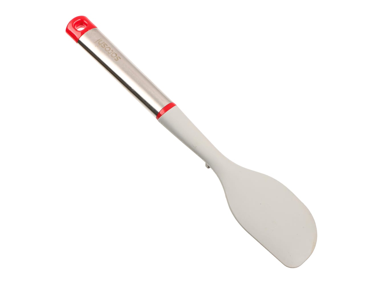 Изображение товара Лопатка узкая силикон, руч нерж /пласт Премьер SATOSHI в Миди Лтд