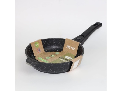 Сковорода  Granit Perfection black 22см АП съемная ручка АЛТЕЙ(10шт/уп) Х - фото в Миди Лтд Изображение товара Сковорода  Granit Perfection black 22см АП съемная ручка АЛТЕЙ(10шт/уп) Х в Миди Лтд