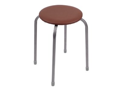 Табурет Эконом NIKA 440х450мм коричневый - фото в Миди Лтд Изображение товара Табурет Эконом NIKA 440х450мм коричневый в Миди Лтд