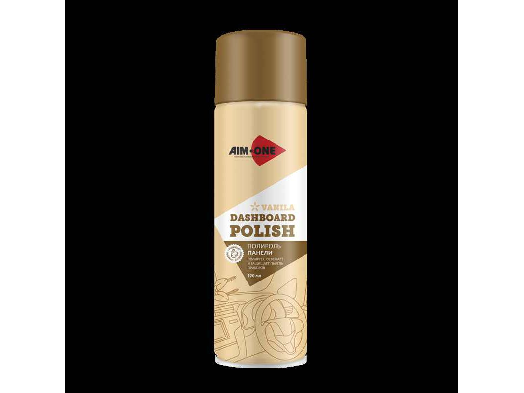 Полироль для приборных панелей АIM-ONE VANILA 220мл - фото в Миди Лтд Изображение товара Полироль для приборных панелей АIM-ONE VANILA 220мл в Миди Лтд