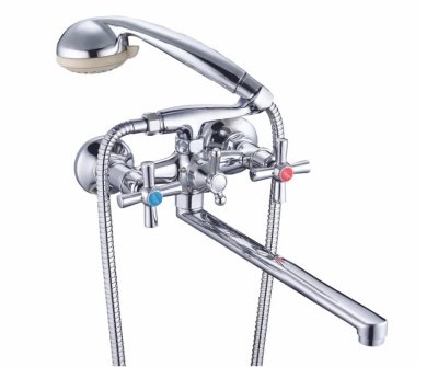 Изображение товара Смеситель для ванны длинный излив DMX7-B ZEGOR в Миди Лтд