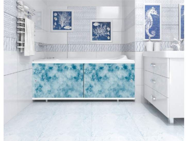 Экран под ванну 1,68м Кварт облака - фото в Миди Лтд Изображение товара Экран под ванну 1,68м Кварт облака в Миди Лтд