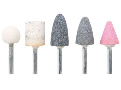 Изображение товара Шарошки по камню абразивные штифт 6мм (5шт/уп) в Миди Лтд