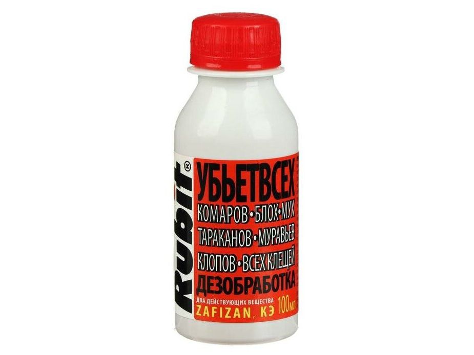 Изображение товара Средство РУБИТ Зафизан от всех летающ. и полз. 100мл в Миди Лтд