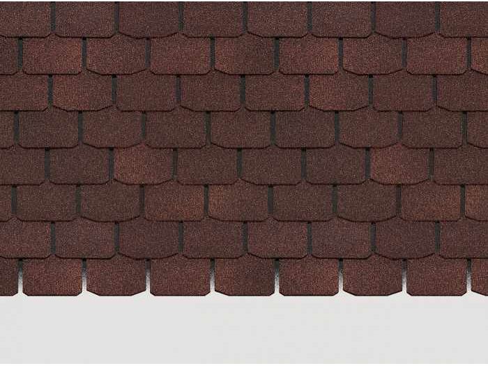 ХЧерепица гибкая битумная DOCKE PIE Standart Крона 1000*333мм Коричневая (3,1м2/уп) - фото в Миди Лтд Изображение товара ХЧерепица гибкая битумная DOCKE PIE Standart Крона 1000*333мм Коричневая (3,1м2/уп) в Миди Лтд