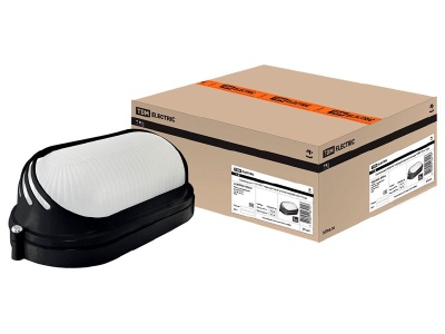 Изображение товара Светильник НПБ1407 черный овал ресничка IP54 60Вт TDM в Миди Лтд