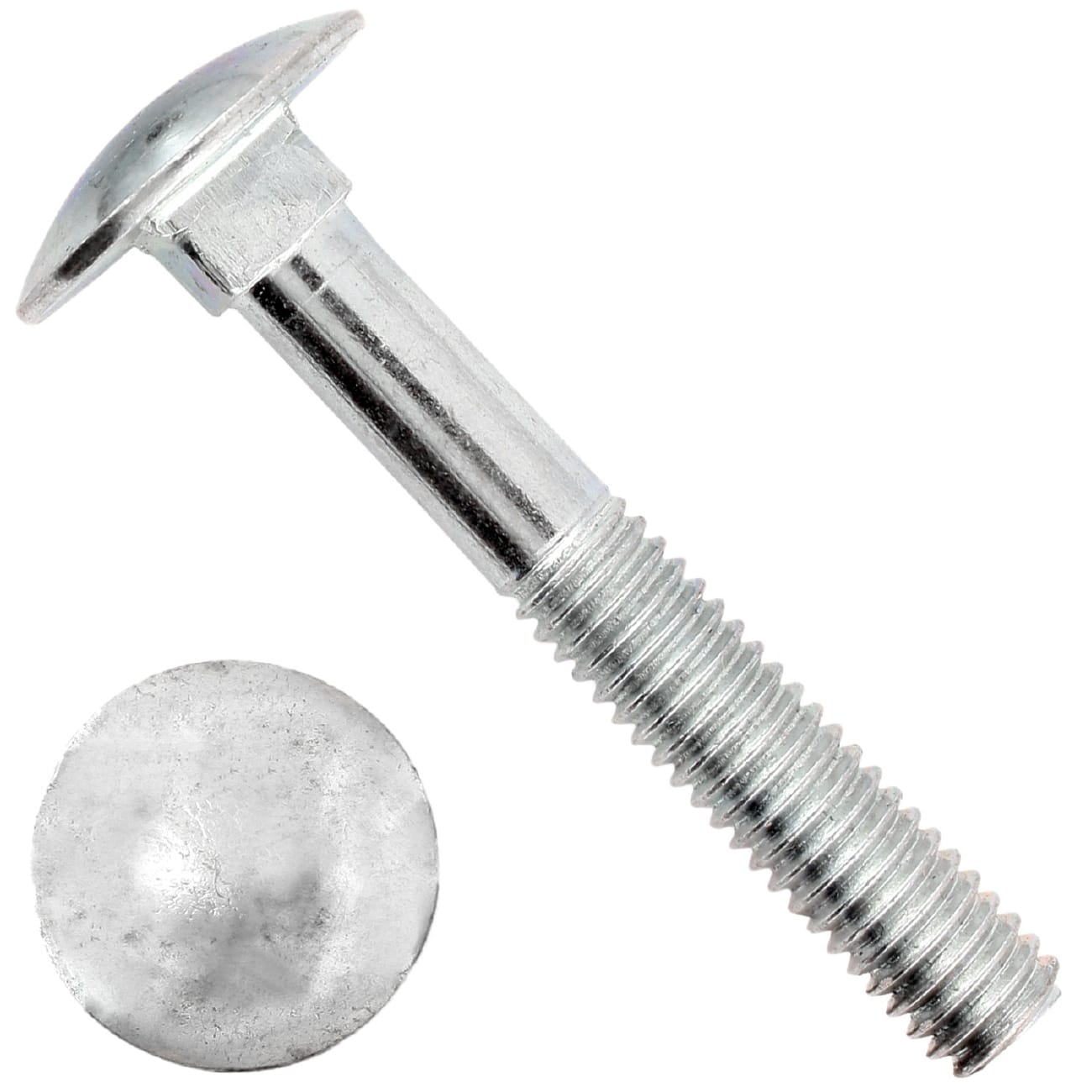 Изображение товара Болт мебельный нержавейка  8х60 DIN 603 А2 (100шт/уп) в Миди Лтд