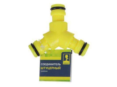 Изображение товара Соединитель штуцерный (тройник) INBLOOM (200шт/кор) в Миди Лтд