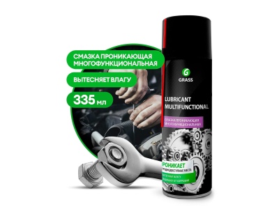Смазка проникающая многофункциональная Lubricant Multifunctional 0,335л (12шт/уп) - фото в Миди Лтд Изображение товара Смазка проникающая многофункциональная Lubricant Multifunctional 0,335л (12шт/уп) в Миди Лтд