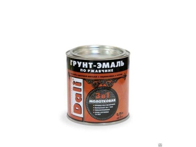 Изображение товара Молотковая Грунт-эмаль по ржавчине DALI золотистый 0,75л (6шт/уп; 660шт/пал) в Миди Лтд