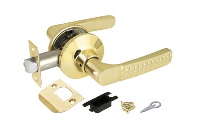 Изображение товара Замок ручка Золото без ключа,без фиксатора 6026 РВ-Р в Миди Лтд