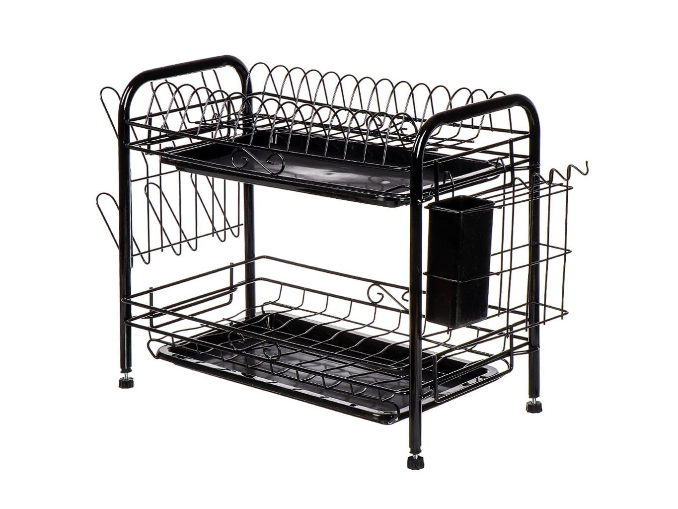 Изображение товара Сушилка для посуды метал с поддоном 42*23*35см (10шт/кор) Х в Миди Лтд