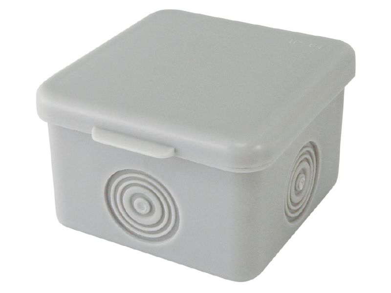 Коробка распаячная ОП 65х65х50мм 4вх IP54 без гермовводов TDM - фото в Миди Лтд Изображение товара Коробка распаячная ОП 65х65х50мм 4вх IP54 без гермовводов TDM в Миди Лтд