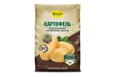 Изображение товара Удобрение минеральное ФАСКО Картофель 1кг (20шт/уп) в Миди Лтд
