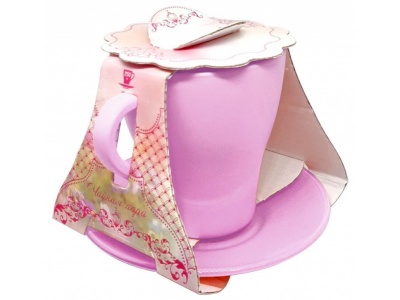 Изображение товара Чайный набор Апрель 2пр фиолетовый в Миди Лтд