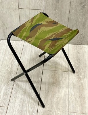 Изображение товара Стул туристический СЛЕДОПЫТ п-образный малый 330х300х360мм труба сталь 16х1мм цвет в ассорт-те в Миди Лтд