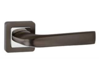 Изображение товара Ручки дверные SATURN  QR  GR/СP-23 графит/хром  Х в Миди Лтд