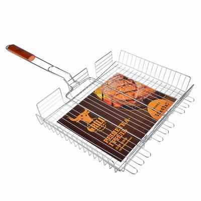 Решетка-гриль GRILLBOOM Хром 35*43*7см (20шт/кор) - фото в Миди Лтд Изображение товара Решетка-гриль GRILLBOOM Хром 35*43*7см (20шт/кор) в Миди Лтд