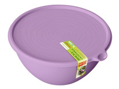 Изображение товара Миска салатница "Риччи" набор 2шт 2л,3,2л фиолетовая (12шт/уп) в Миди Лтд