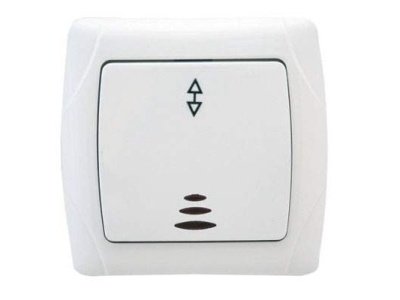 Выключатель 1кл проходной с подсветкой белый Маргарита СП 10А 220В (М0125)(1/10/100) - фото в Миди Лтд Изображение товара Выключатель 1кл проходной с подсветкой белый Маргарита СП 10А 220В (М0125)(1/10/100) в Миди Лтд