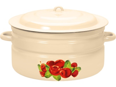 Бак эмаль 18л Черешня С-28261/4Рб - фото в Миди Лтд Изображение товара Бак эмаль 18л Черешня С-28261/4Рб в Миди Лтд