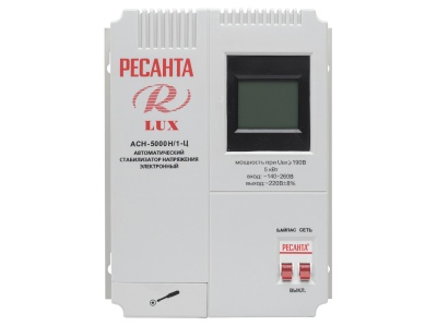 Стабилизатор Ресанта АСН-5000Н/1-Ц - фото в Миди Лтд Изображение товара Стабилизатор Ресанта АСН-5000Н/1-Ц в Миди Лтд