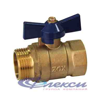 Кран шаровой 3/4 г/ш бабочка Aqualink (5шт/уп) - фото в Миди Лтд Изображение товара Кран шаровой 3/4 г/ш бабочка Aqualink (5шт/уп) в Миди Лтд