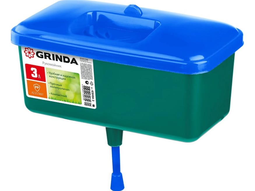 Изображение товара Рукомойник GRINDA пластик 3л в Миди Лтд