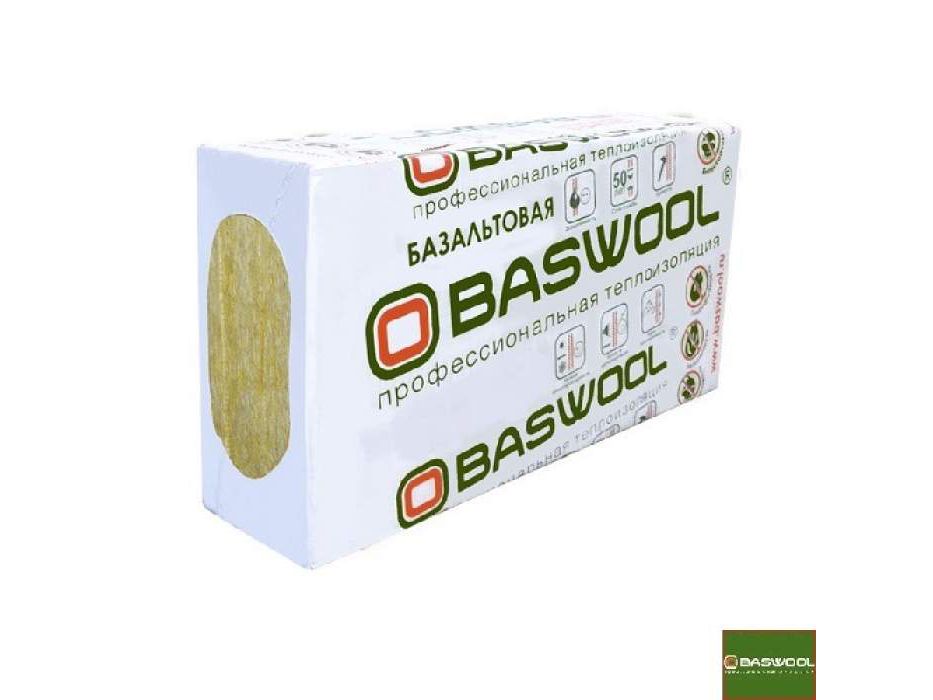 Изображение товара Минплита BASWOOL П-140 ФАСАД (НГ) 1200*600*100мм (уп-3шт/2,16кв.м/0,216куб.м) (32уп/пал) в Миди Лтд