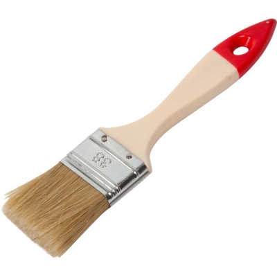 Изображение товара Кисть плоская 1,5 Белый 840  (12шт/уп) в Миди Лтд