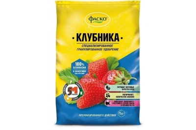 Изображение товара Удобрение минеральное ФАСКО Клубника 1кг (20шт/уп) в Миди Лтд