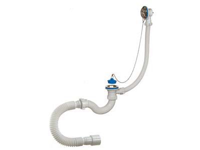 Сифон для ванны ОРИО 11/2" с переливом,гибкой трубкой 40-40/50 (30шт/уп) А40089 - фото в Миди Лтд Изображение товара Сифон для ванны ОРИО 11/2" с переливом,гибкой трубкой 40-40/50 (30шт/уп) А40089 в Миди Лтд