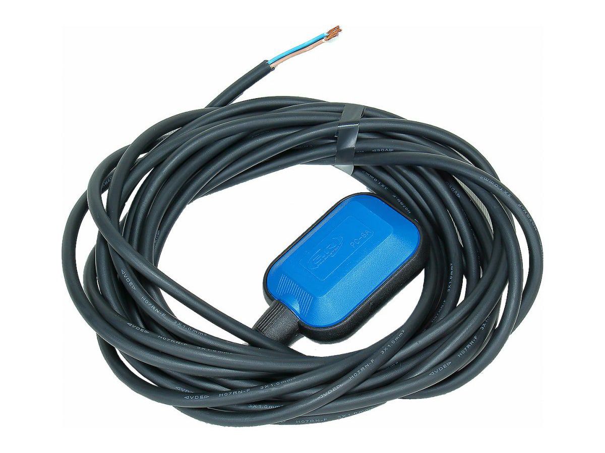 Поплавковый выключатель AR PC-8A кабель 10м - фото в Миди Лтд Изображение товара Поплавковый выключатель AR PC-8A кабель 10м в Миди Лтд