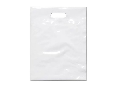 Пакет с вырубной ручкой Газета 39*49см 85мк белый (50шт/уп) - фото в Миди Лтд Изображение товара Пакет с вырубной ручкой Газета 39*49см 85мк белый (50шт/уп) в Миди Лтд