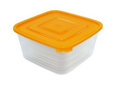 Изображение товара Набор контейнеров УНИКО для продуктов (СВЧ) квадратные 5шт 0,45л,0,9л,1,4л,2,1л,3,0л (8шт/уп) в Миди Лтд