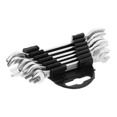 Изображение товара Набор ключей FALCO рожковых 6 предметов 6-14мм оцинкованных в пластиковом подвесе в Миди Лтд