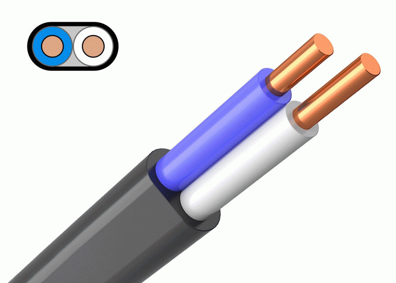 Кабель Радонит ВВГ-Пнг 2х4 черный ТУ (100м/бухта) - фото в Миди Лтд Изображение товара Кабель Радонит ВВГ-Пнг 2х4 черный ТУ (100м/бухта) в Миди Лтд