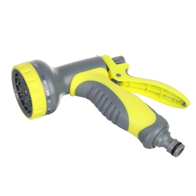 Изображение товара Пистолет садовый для полива 10 режимов, эргономичная ручка, нейлон, пластик, INBLOOM (50шт/кор) в Миди Лтд