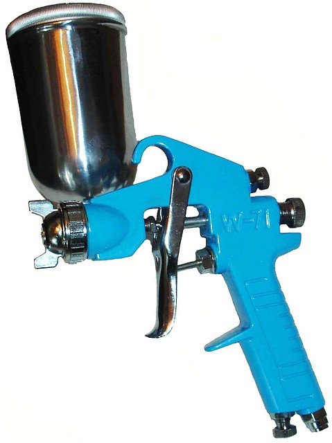 Изображение товара Краскораспылитель пневматический  400мл с верхним бачком XPERT Давление 4-5 bar в Миди Лтд
