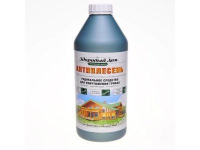 Здоровый Дом Антиплесень деревозащитное средство 0,5кг Л-С (6шт/уп, 576шт/пал) - фото в Миди Лтд Изображение товара Здоровый Дом Антиплесень деревозащитное средство 0,5кг Л-С (6шт/уп, 576шт/пал) в Миди Лтд