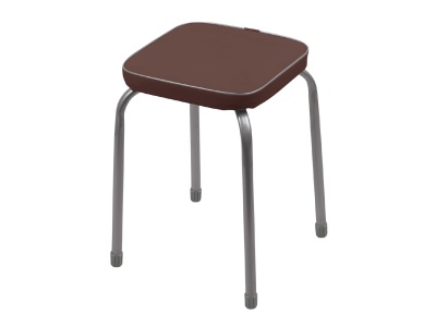 Изображение товара Табурет Фабрик 3 NIKA 510х510х470мм коричневый в Миди Лтд