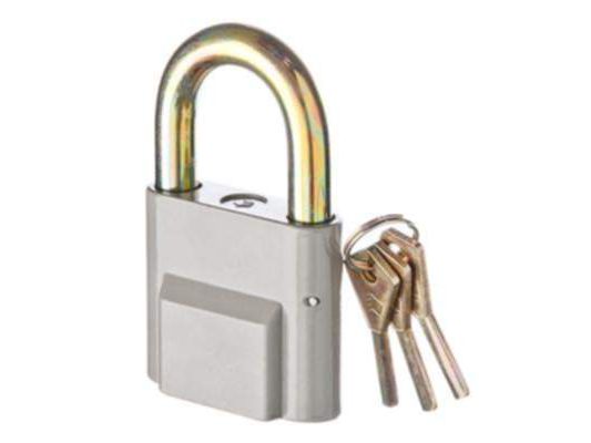 Замок навесной 70мм Ермак алюминиевый (48шт/кор) - фото в Миди Лтд Изображение товара Замок навесной 70мм Ермак алюминиевый (48шт/кор) в Миди Лтд